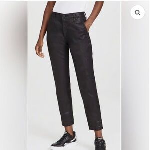 AG Caden Trouser, Black Coated Denim, 27